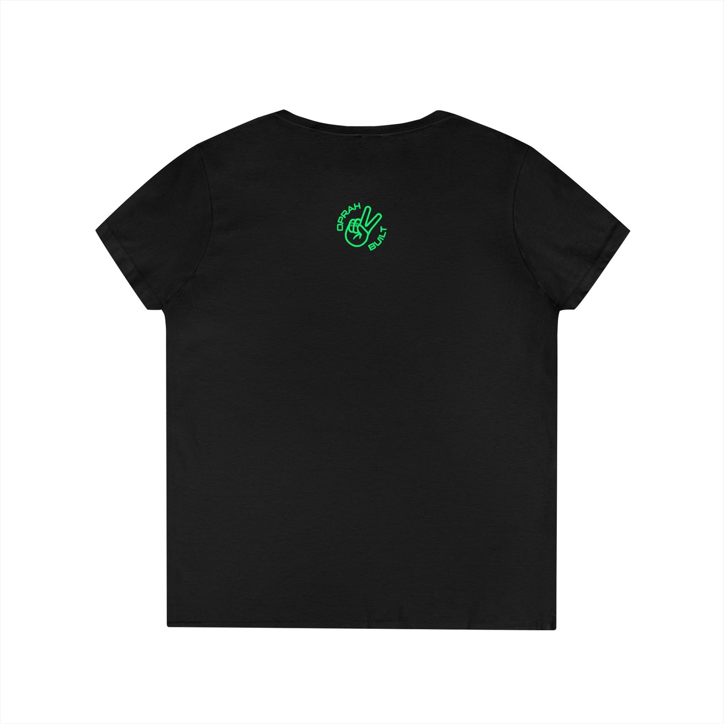 Oprah Built This! Patterned Cotton V-Neck T-Shirt