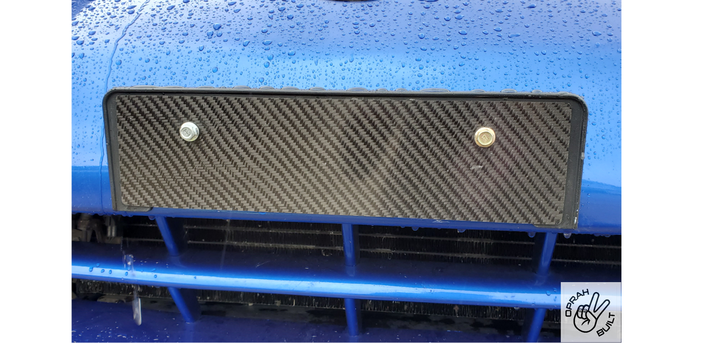 Carbon Fiber JDM Front License Plate Delete