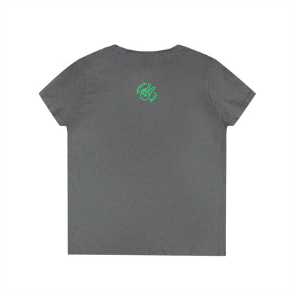 Oprah Built This! Patterned Cotton V-Neck T-Shirt