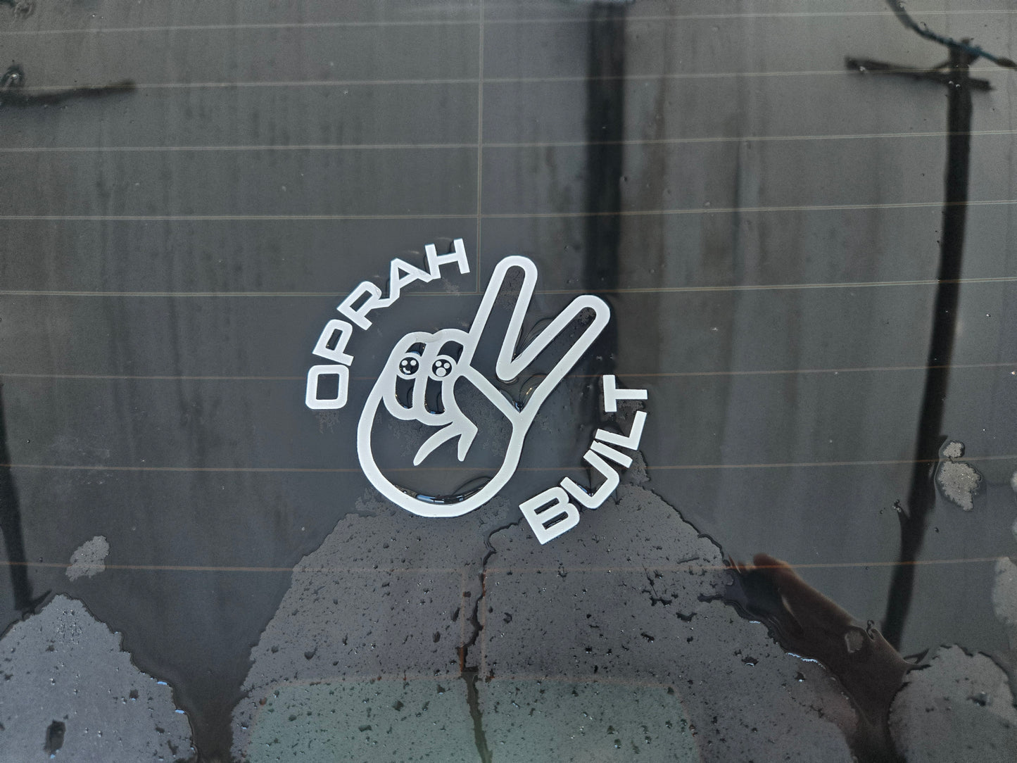 Oprah Built Sticker Image Transfer Sticker